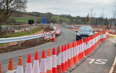 New road opens to the public and drives progress forward at the Lower Otter Restoration Project